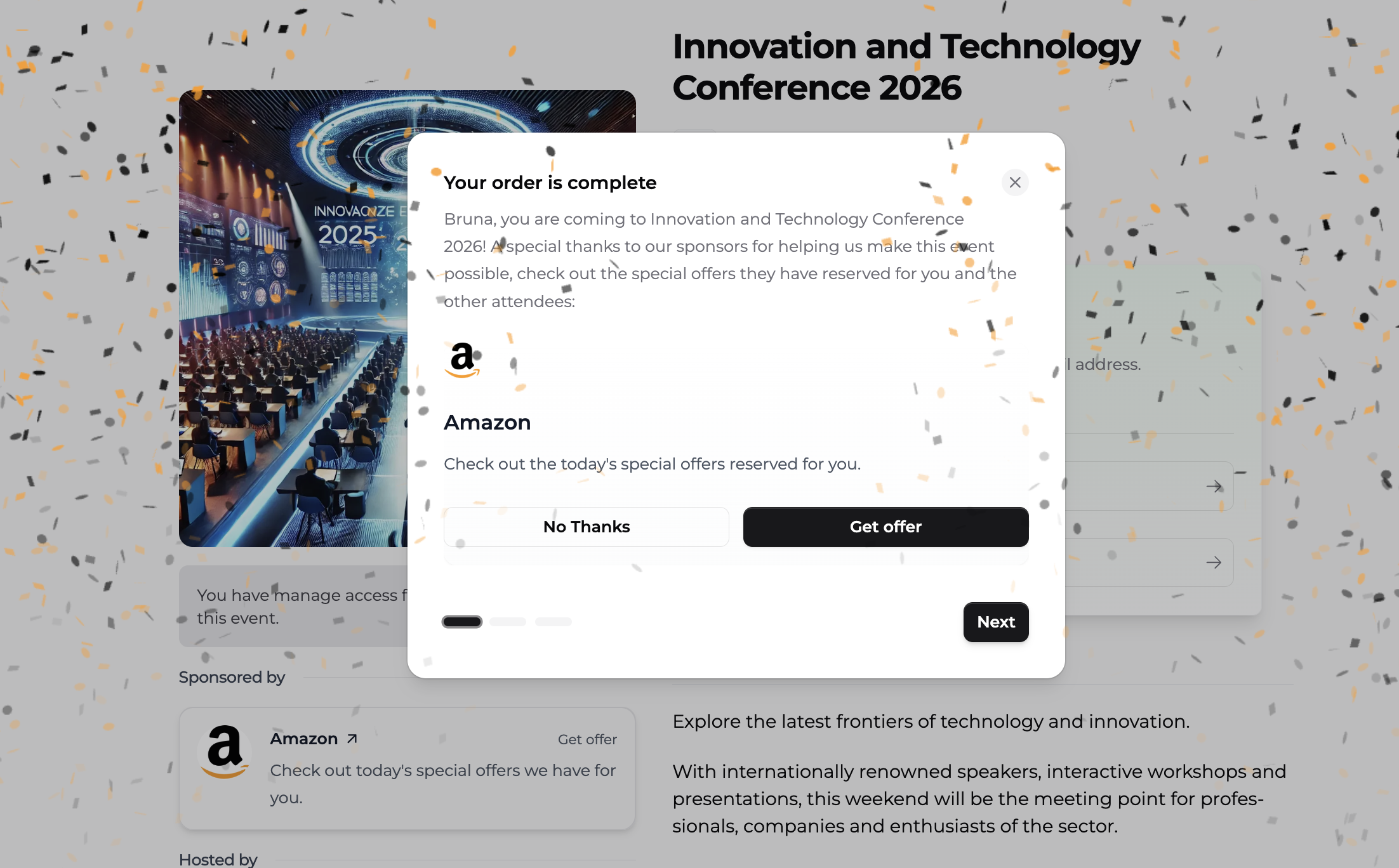 Post checkout placement closeup_Amazon_desktop