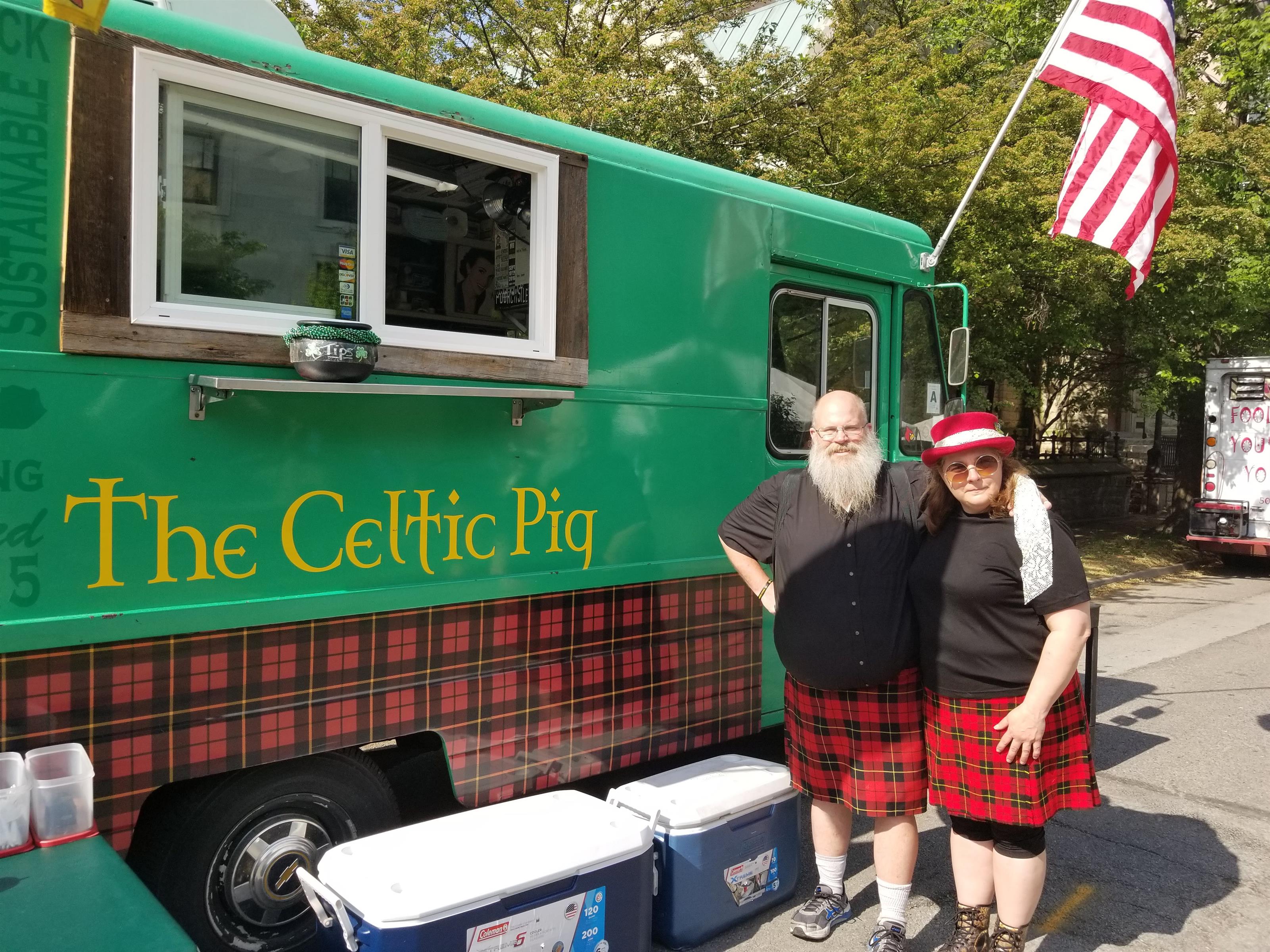 The Celtic Pig proud owner