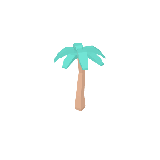 Tree Palm Detailed Tall