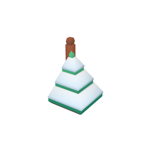 Cabin Roof Snow Corner
