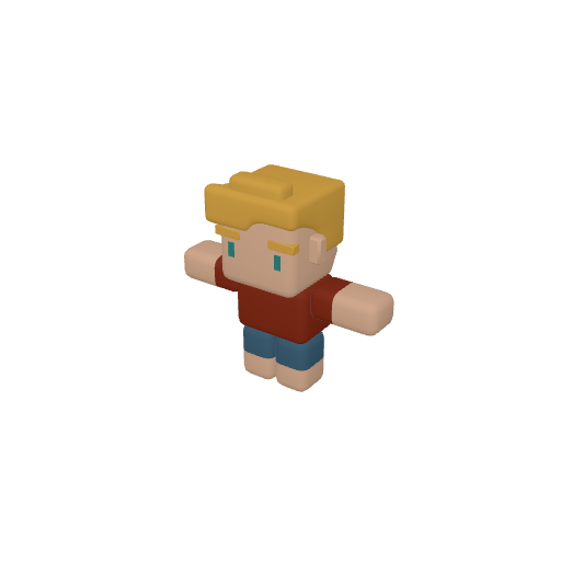 Cube Guy Character