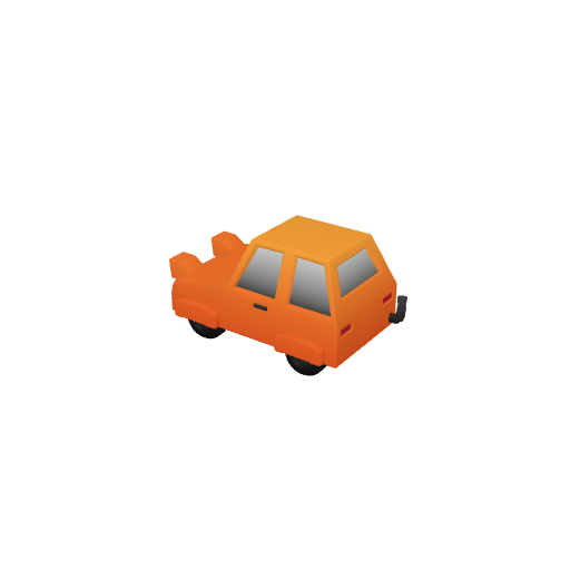 Orange Vehicle