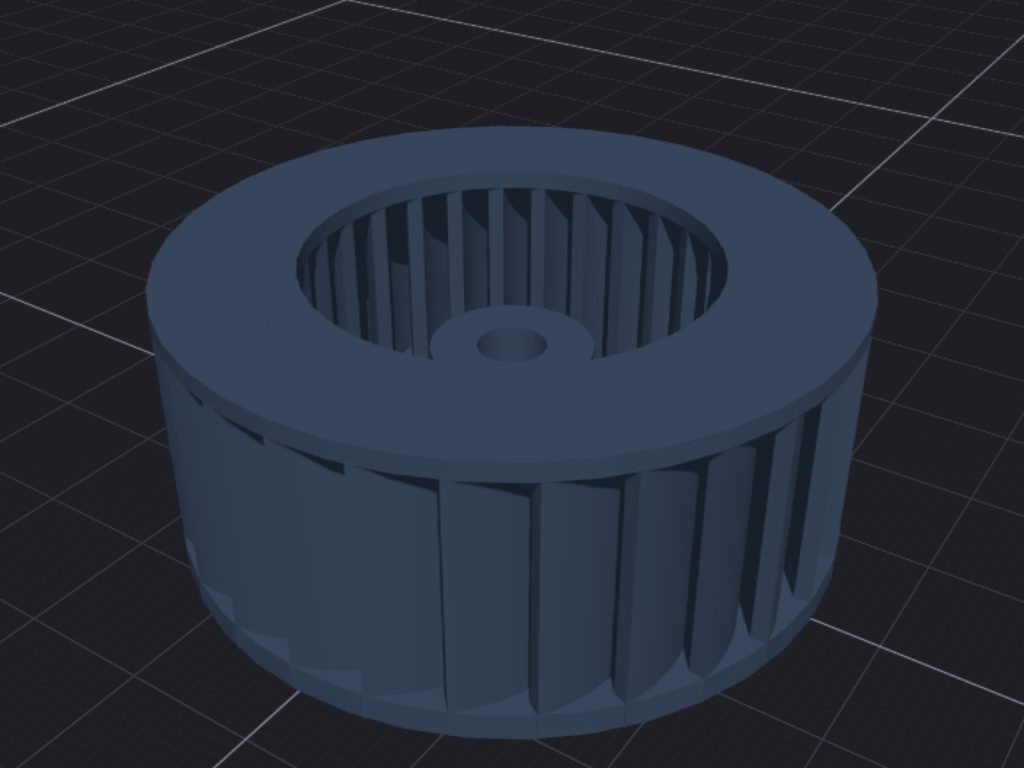 Centrifugal blower wheel