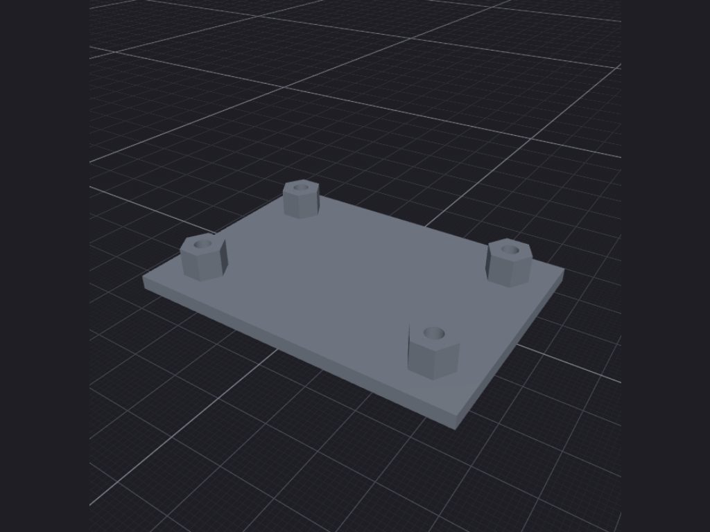 PCB standoff plate