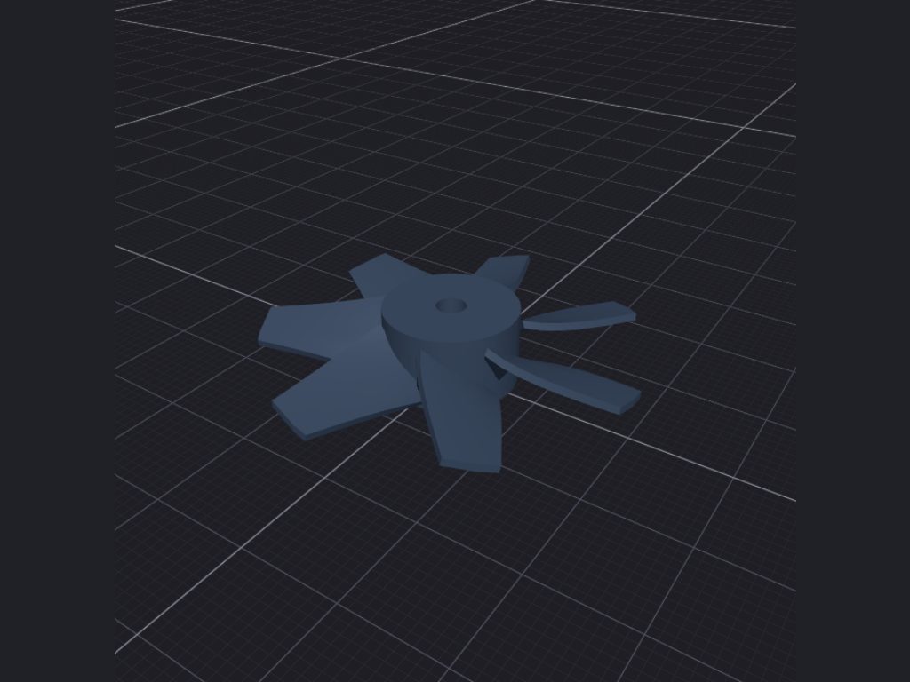 40 mm axial fan rotor