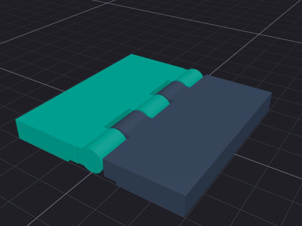 Print-in-place hinge