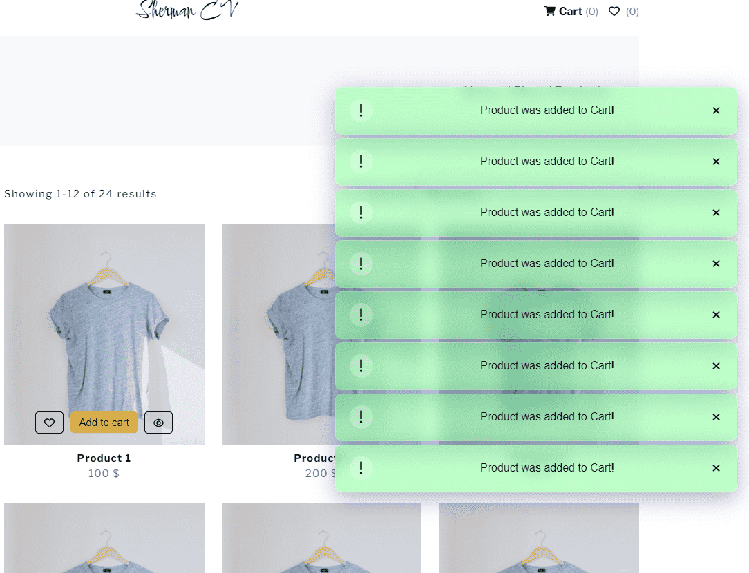 add notifications feature to our e-commerce store with Nuxt.js