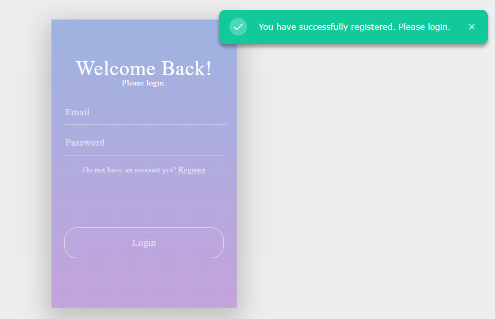 registration process from registration process from