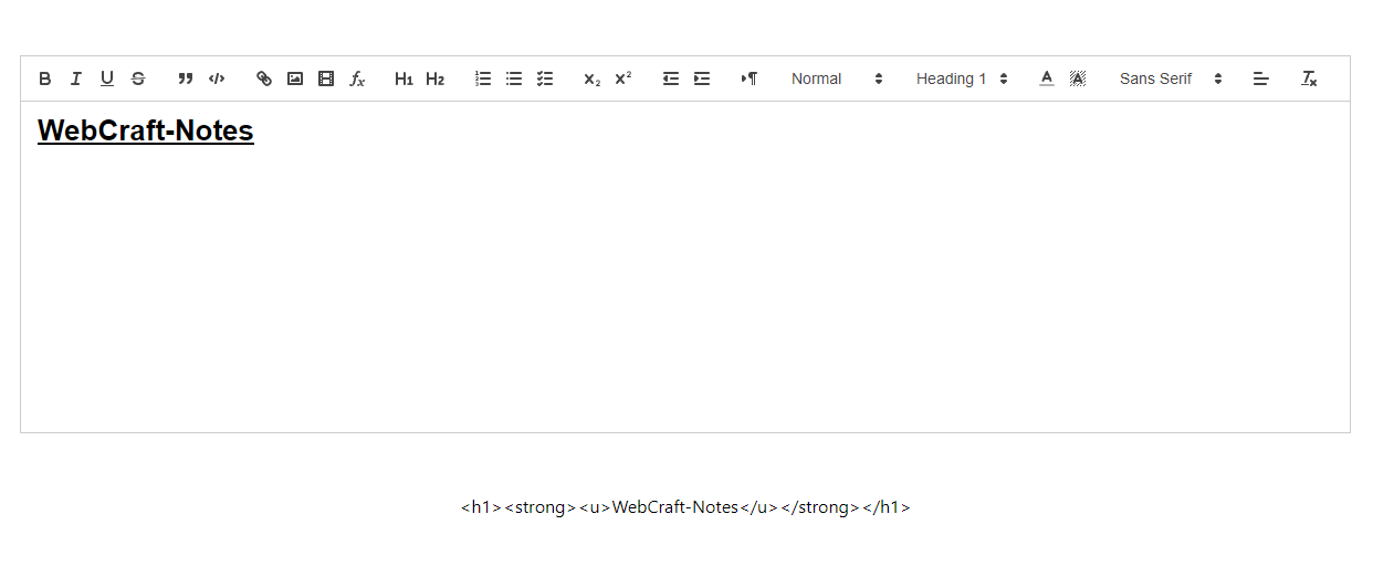 react and quill text editor final result react and quill text editor final result