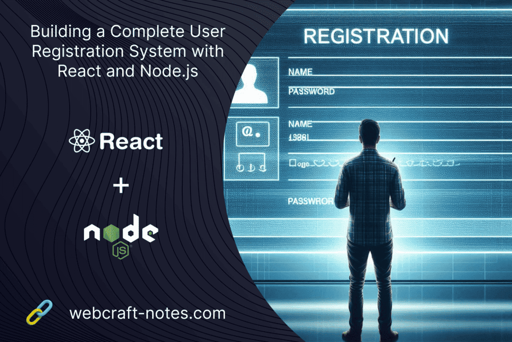 Building a Complete User Registration System with React and Node.js Building a Complete User Registration System with React and Node.js