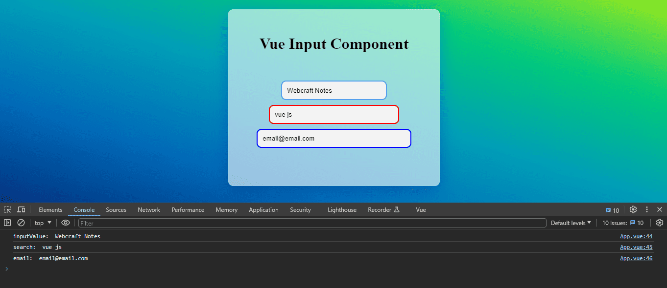 Result: How to Create Reusable Input Component