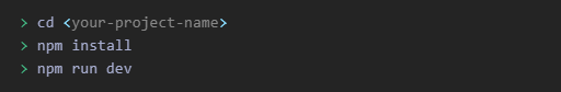 start dev server start dev server