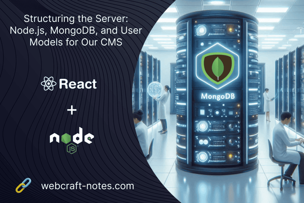 Structuring the Server: Node.js, MongoDB, and User Models for Our CMS Structuring the Server: Node.js, MongoDB, and User Models for Our CMS