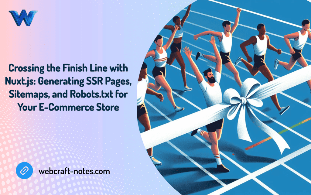 Crossing the Finish Line with Nuxt.js: Generating SSR Pages, Sitemaps, and Robots.txt for Your E-Commerce Store