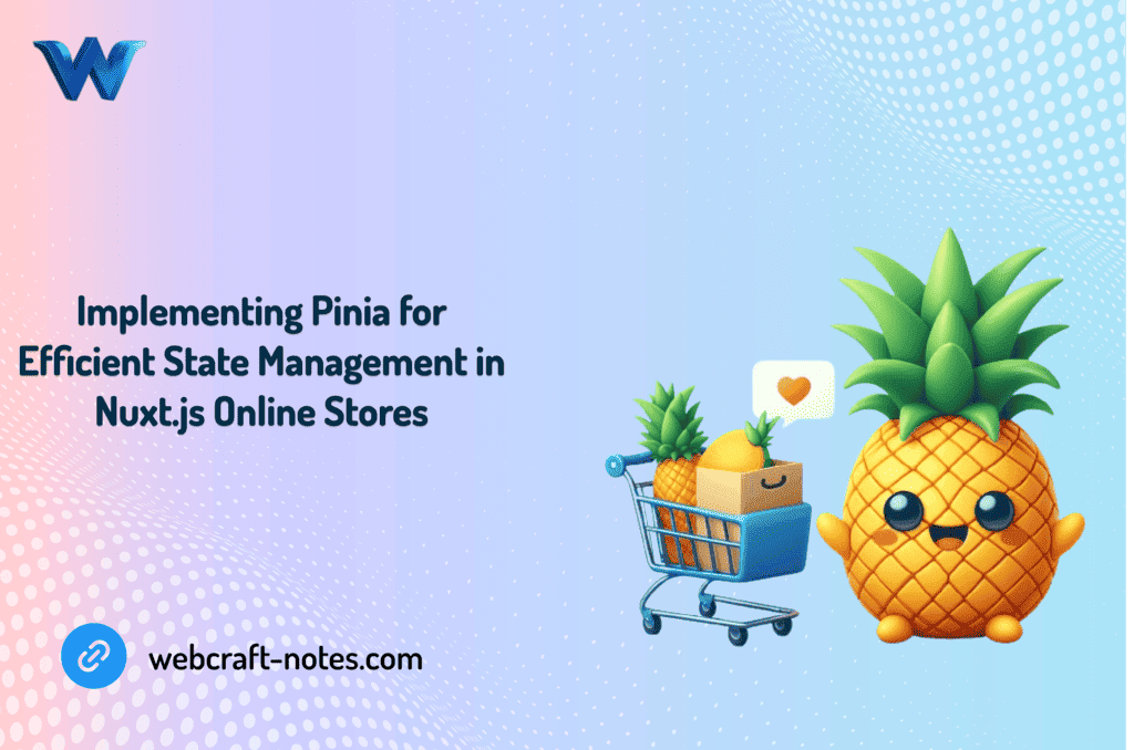 Implementing Pinia for Efficient State Management in Nuxt.js Online Stores