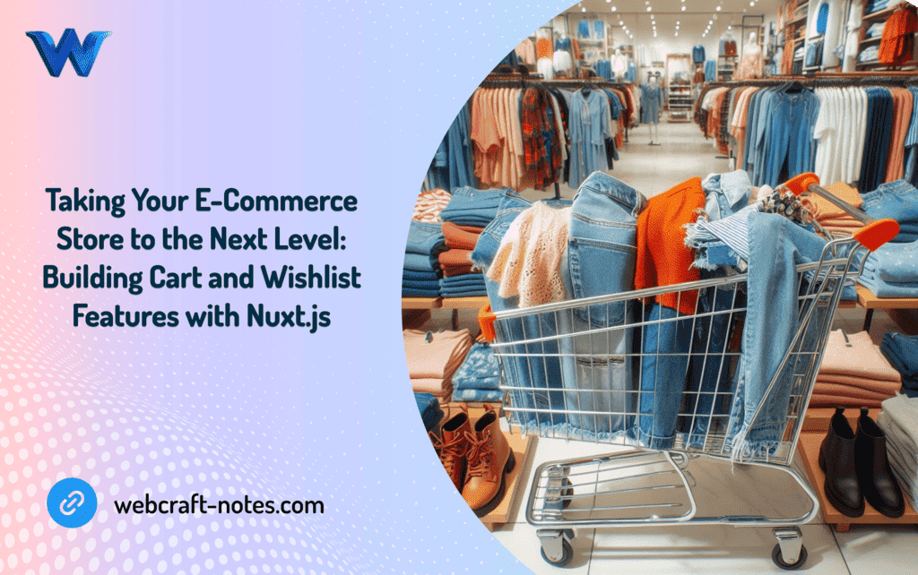 Taking Your E-Commerce Store to the Next Level: Building Cart and Wishlist Features with Nuxt.js