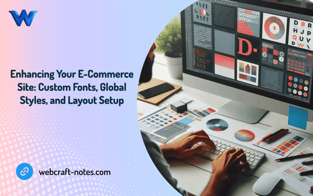 Enhancing Your E-Commerce Site: Custom Fonts, Global Styles, and Layout Setup