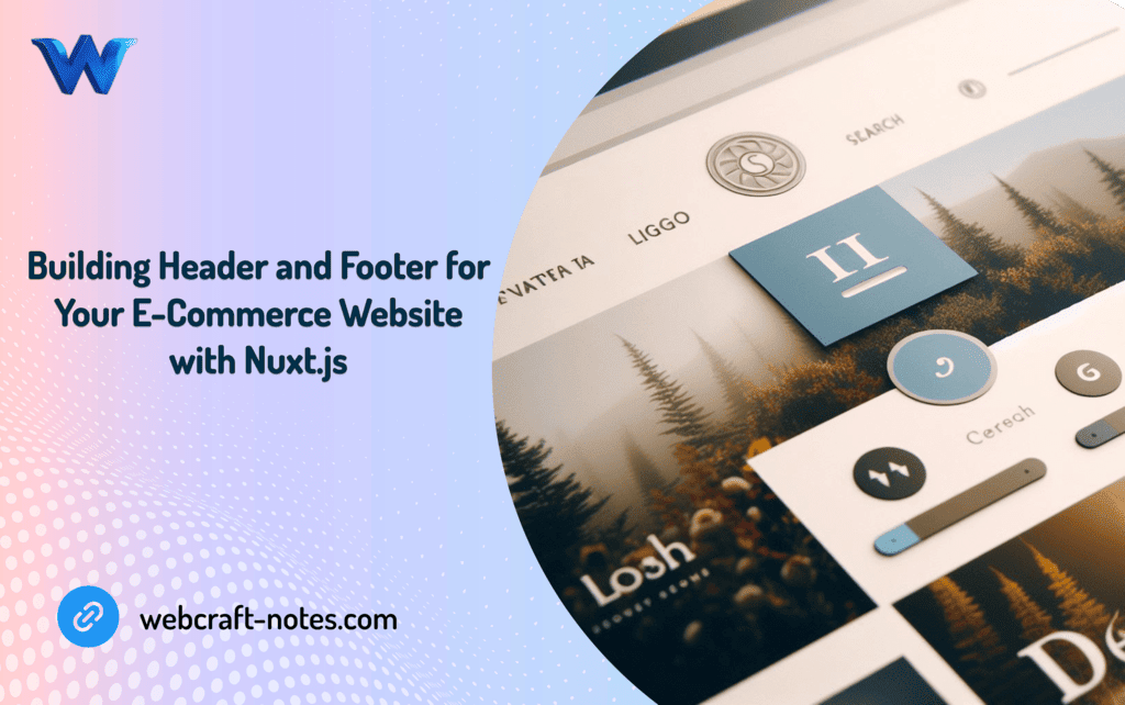 Building Header and Footer for Your E-Commerce Website with Nuxt.js