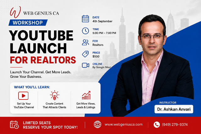 WorkShop YouTube Launch For Realtors in 4th September image