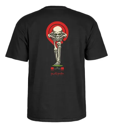d nq np mlc o polera skate powell peralta tucking skeleton blk laminates