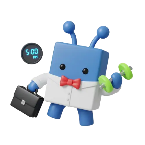 Busy professional demonstration