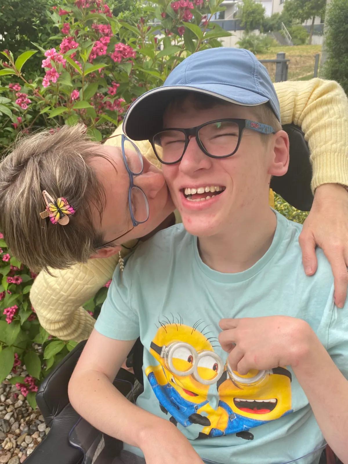 Stephanie Möricke mit ihrem Sohn Romeo
