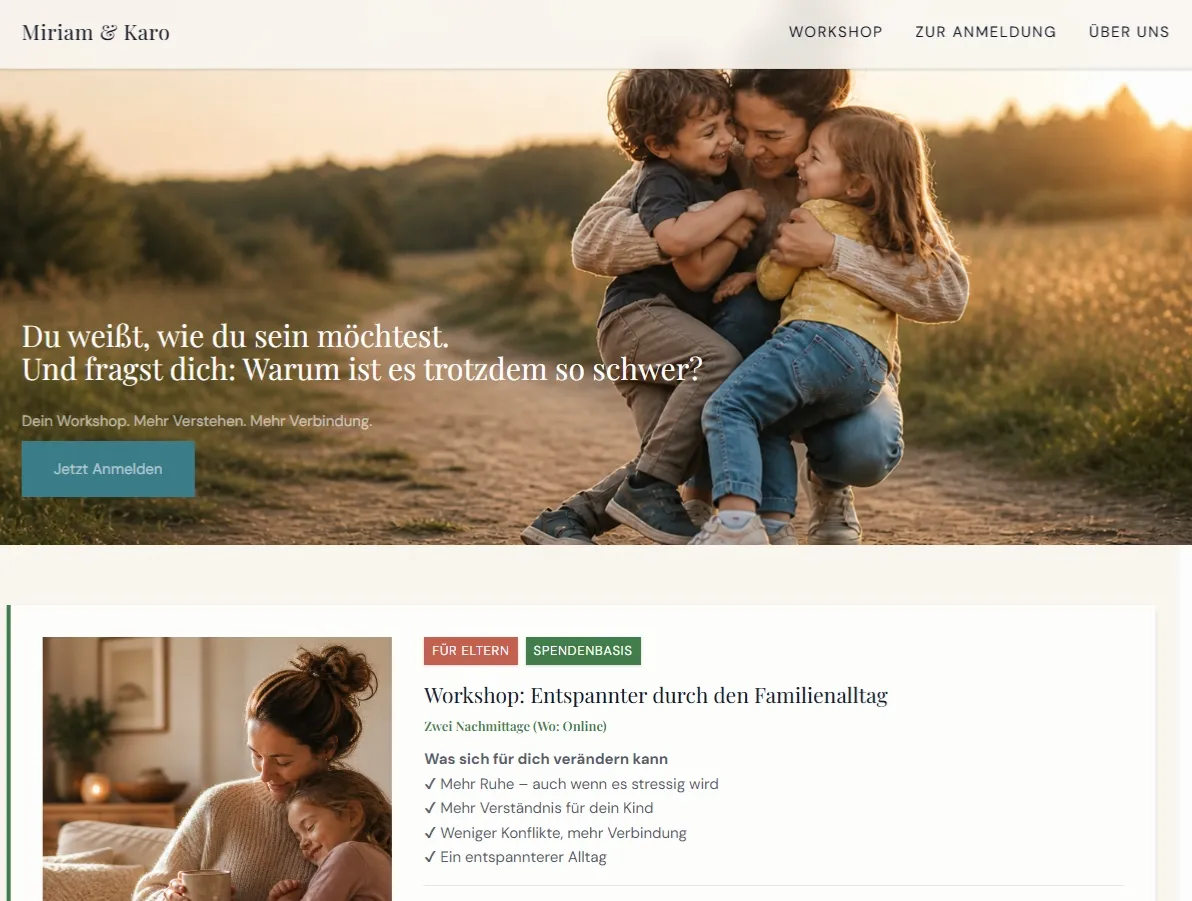 Miriam Schmuda - Familienworkshop