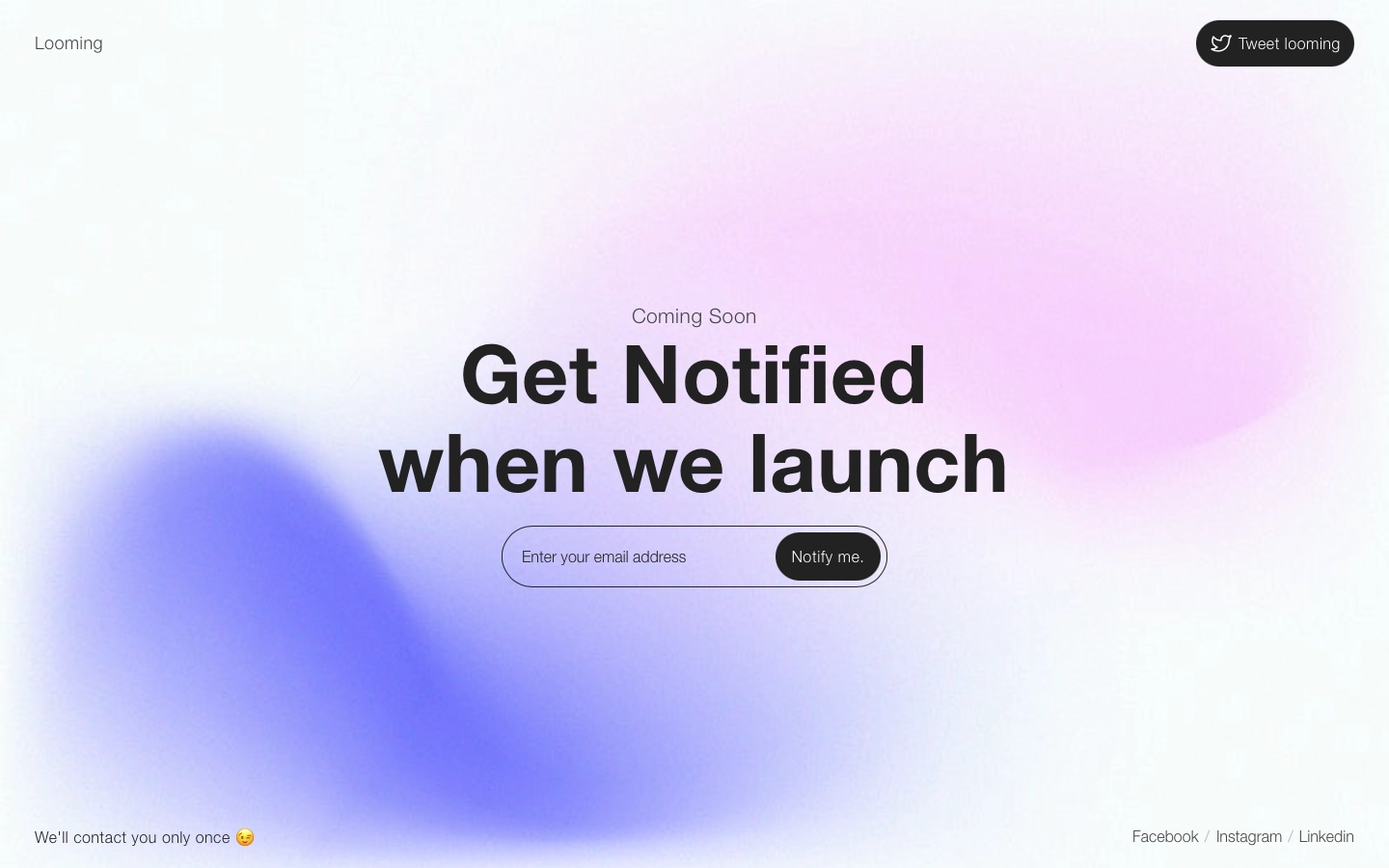 Preview the Looming Webit website template