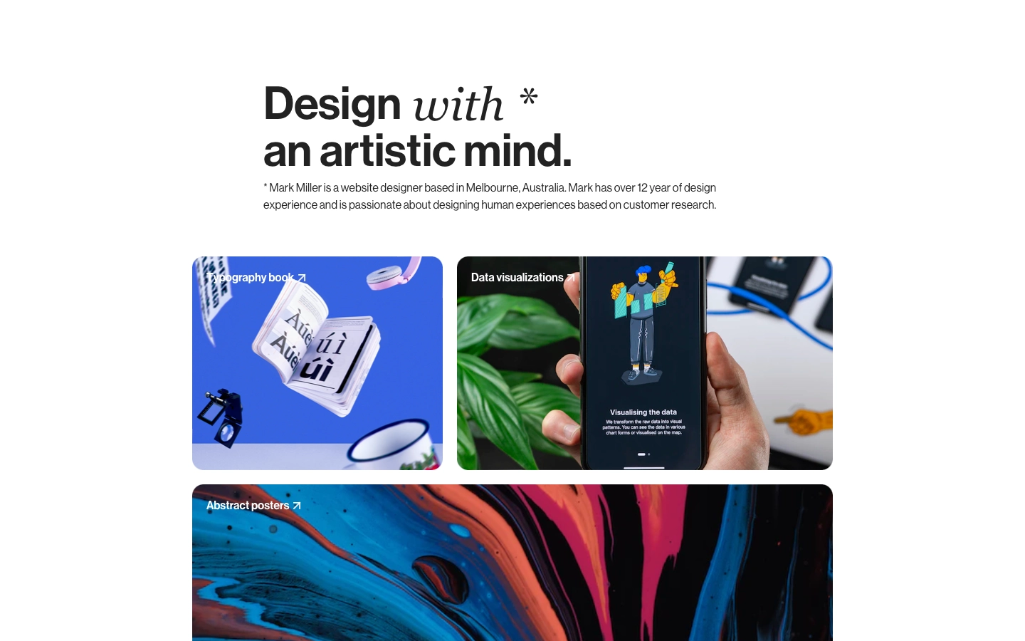 Preview the Mark Webit website template