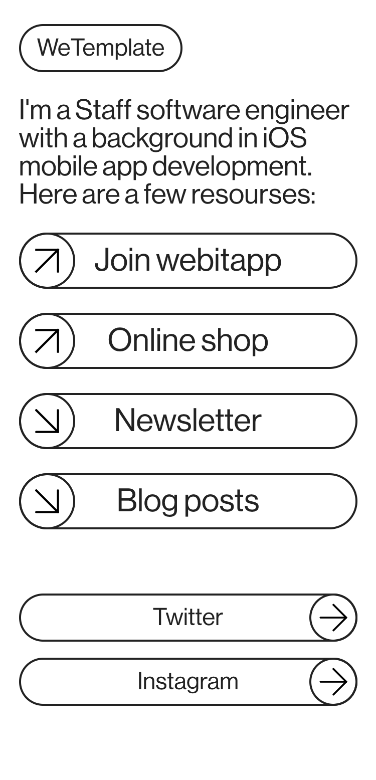 Preview the We Webit website template