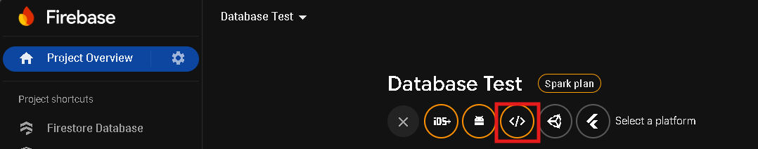 Firebase Web Icon