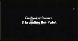 Branding & software voor Bar Patat