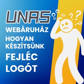 Fejléc Logó Gyorsan és Egyszerűen UNAS Webáruházadhoz
