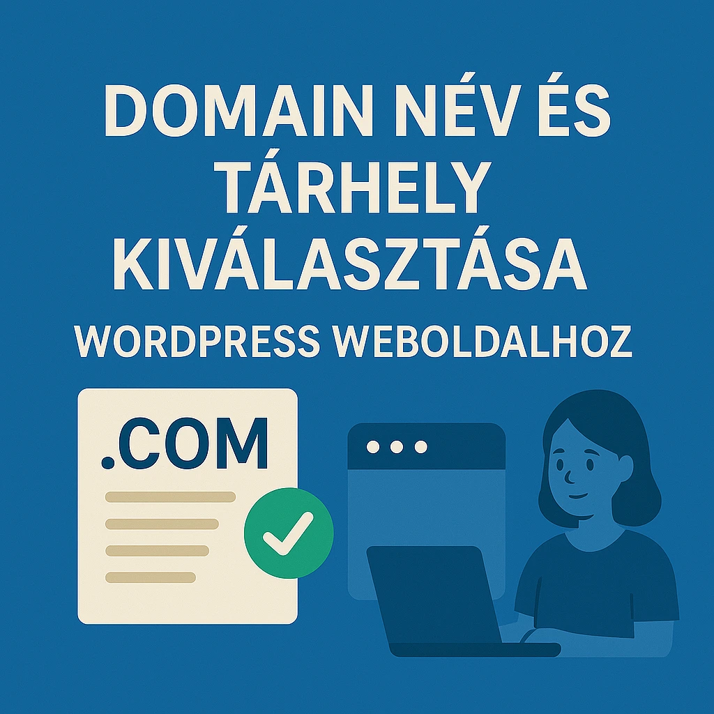 Domain név és tárhely kiválasztása WordPress weboldalhoz