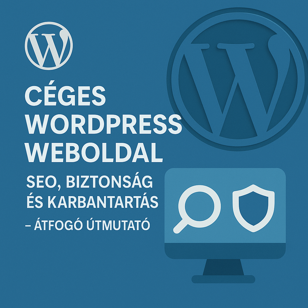 WordPress weboldal SEO, biztonság és karbantartás