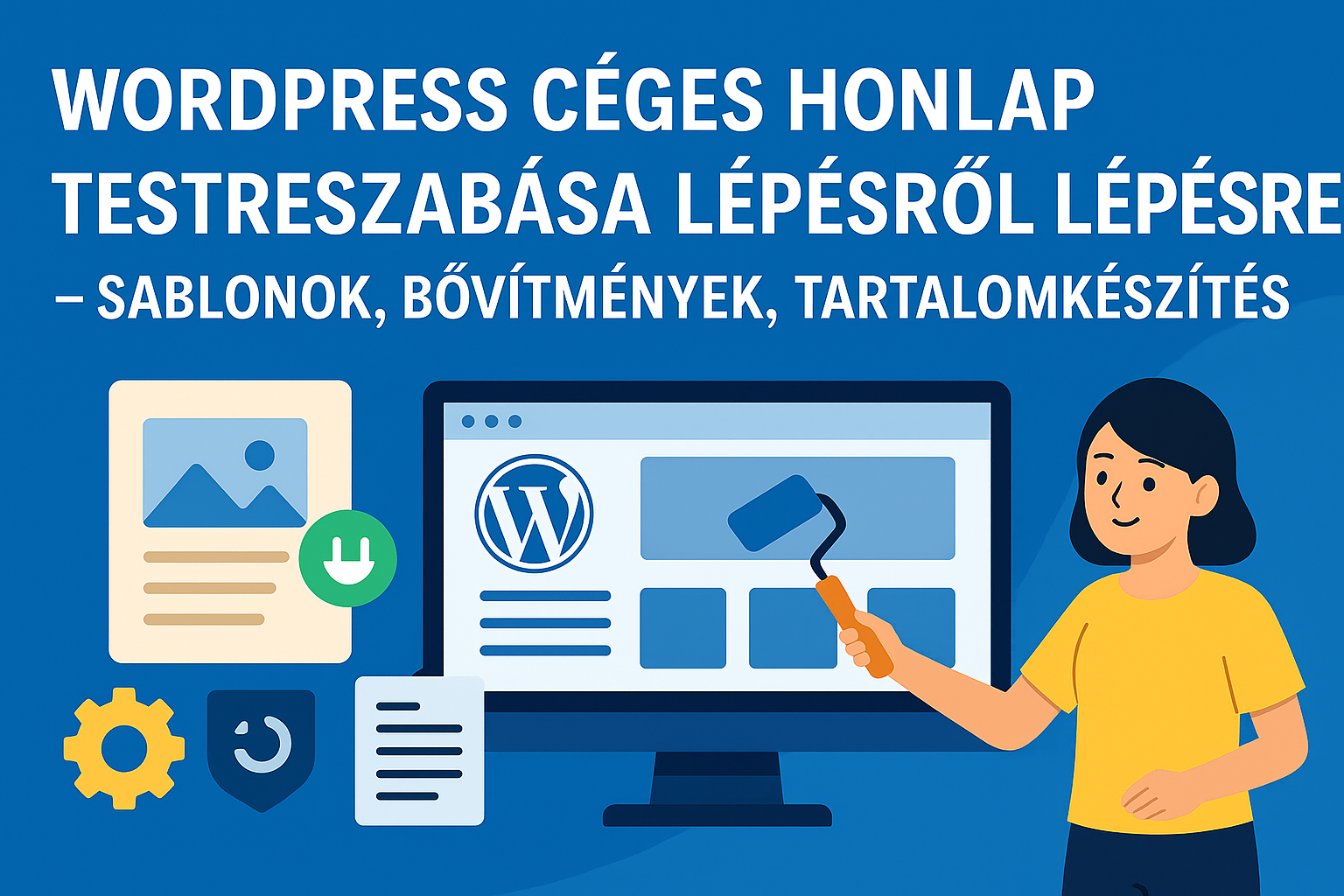 WordPress honlap testreszabása lépésről lépésre – sablonok, bővítmények, tartalomkészítés