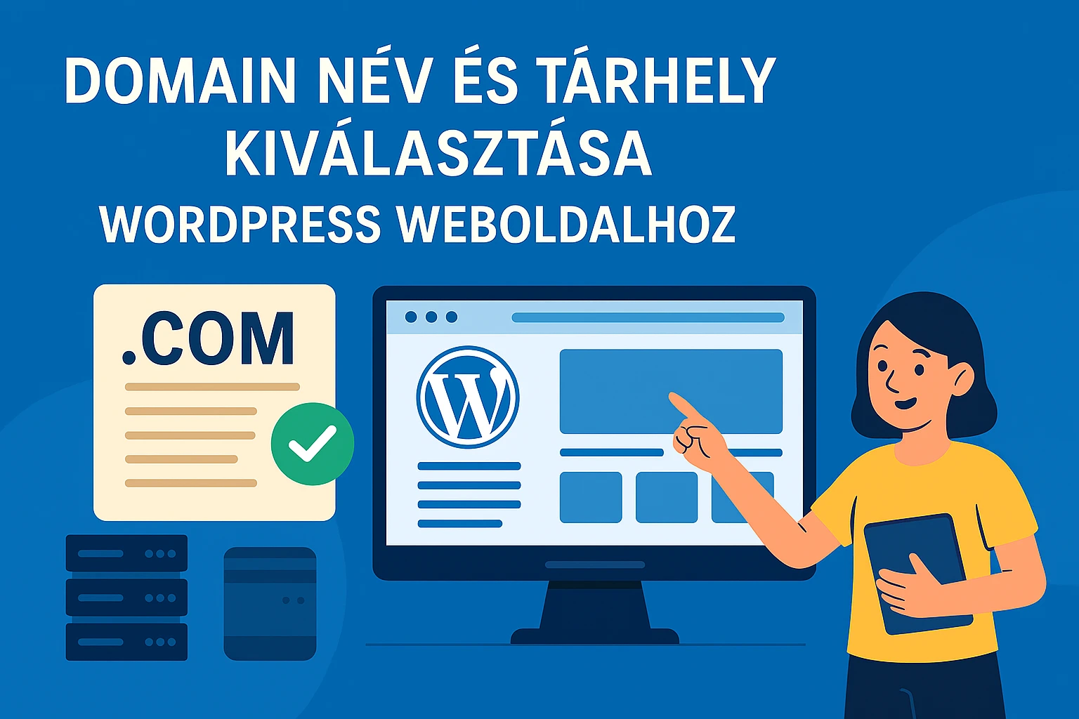 Domain név és tárhely kiválasztása WordPress weboldalhoz