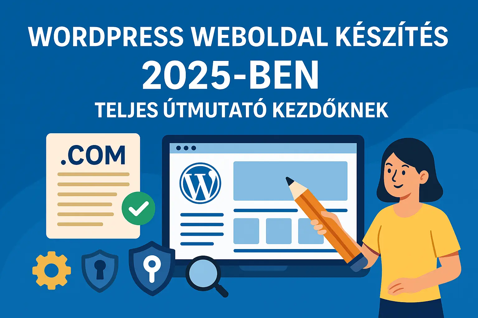 WordPress weboldal készítés 2025-ben: Teljes útmutató kezdőknek