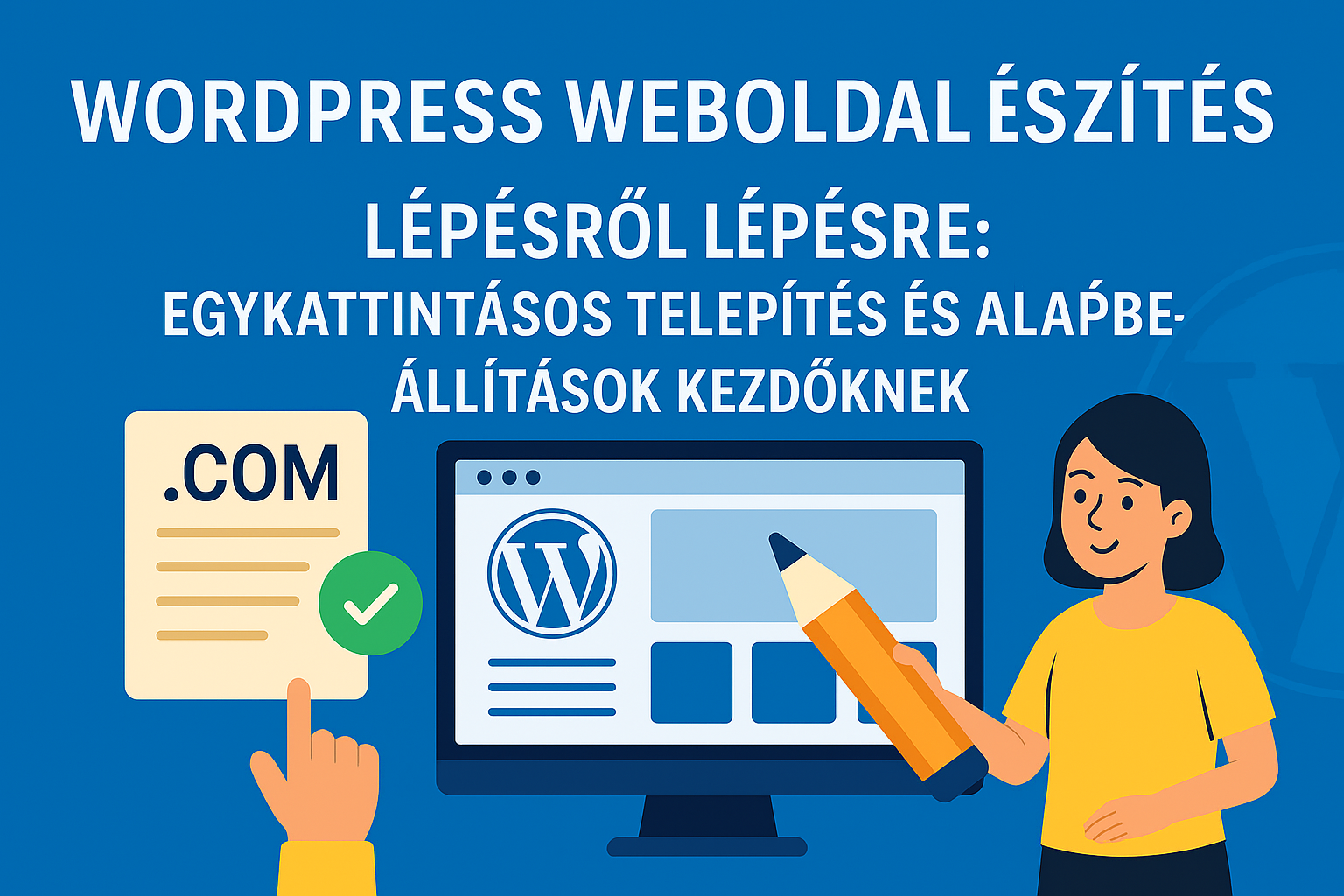 WordPress Telepítés Lépésről Lépésre és Alapbeállítások Kezdőknek