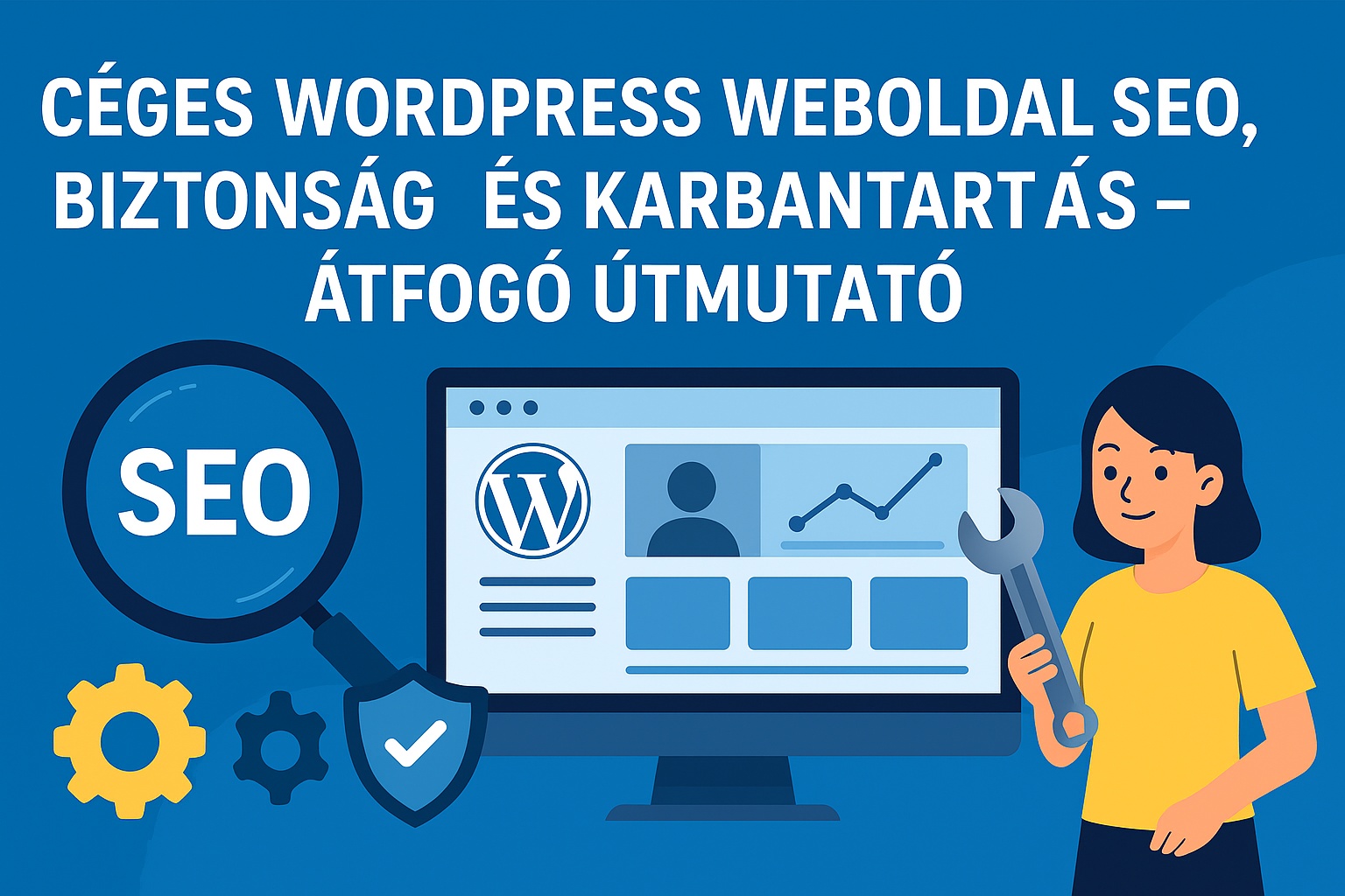 WordPress weboldal SEO, biztonság és karbantartás 
