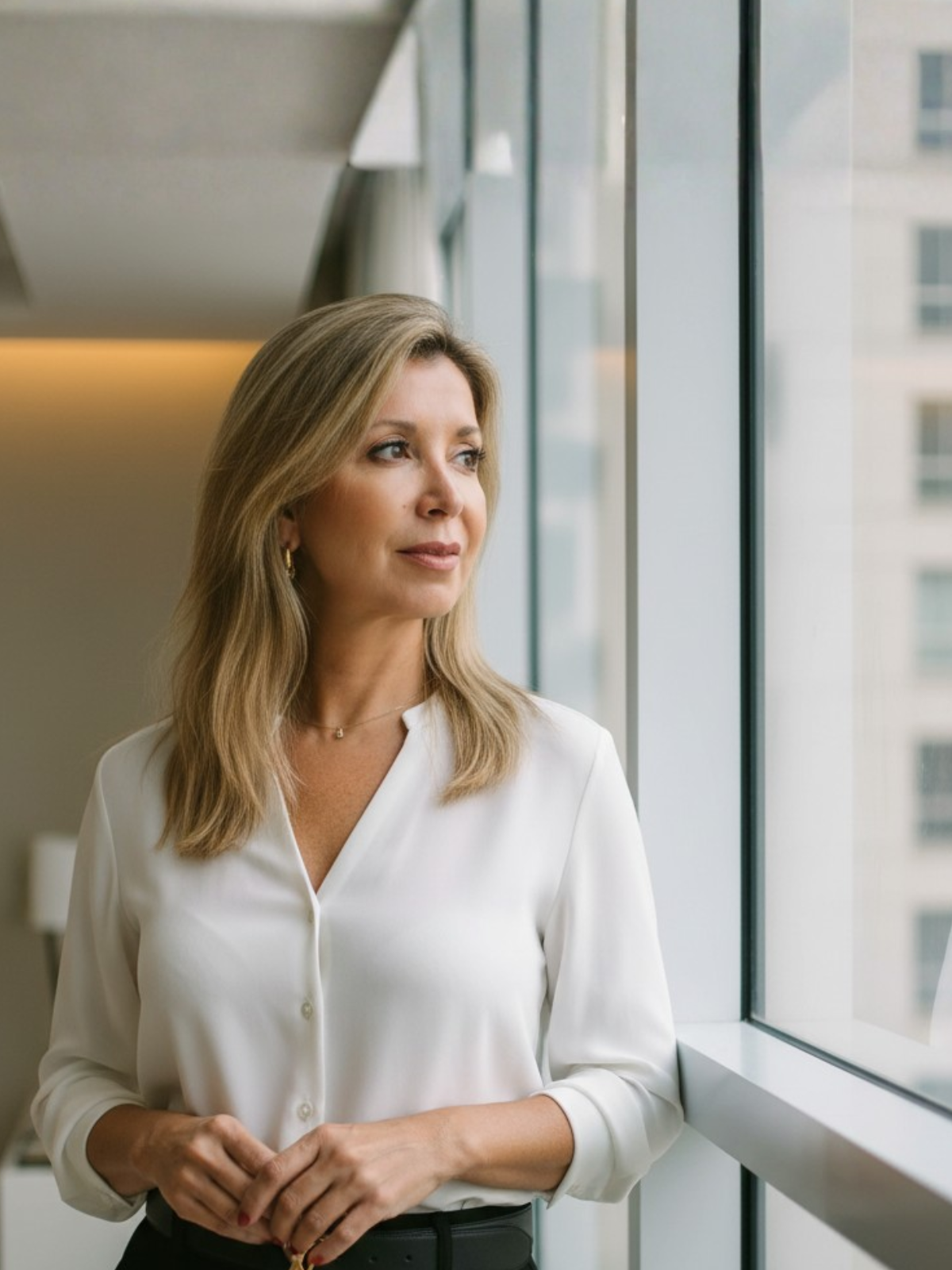 Professional and warm portrait of Ruby Villarroel.