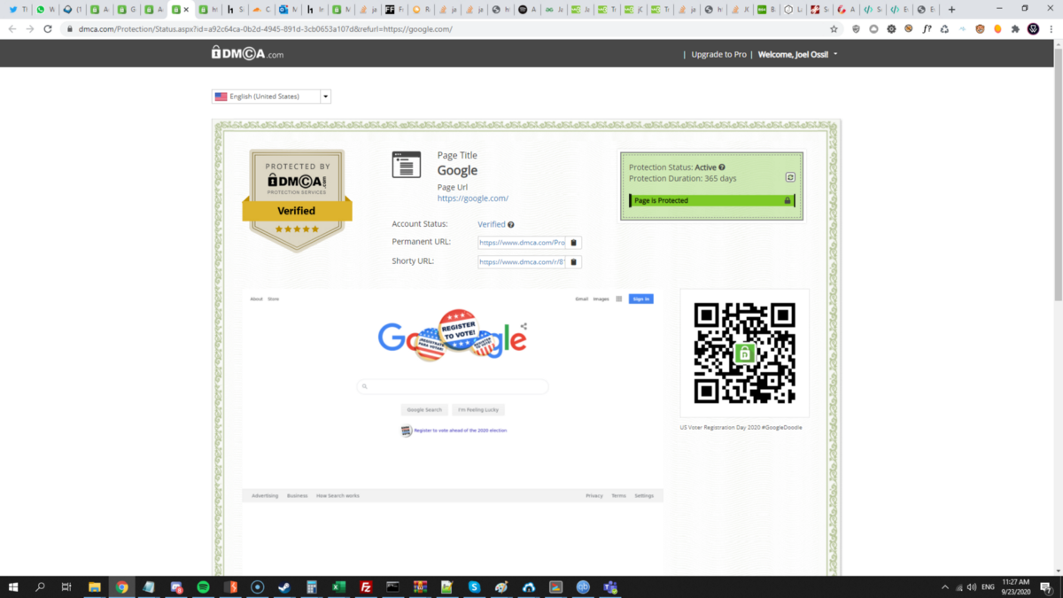Fake DMCA Certificate