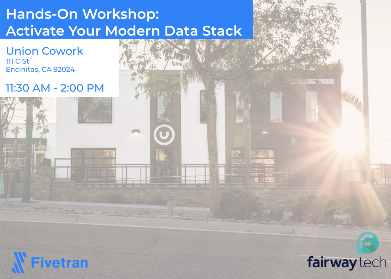 Hands-On Workshop - Activate your Modern Data Stack - San Diego