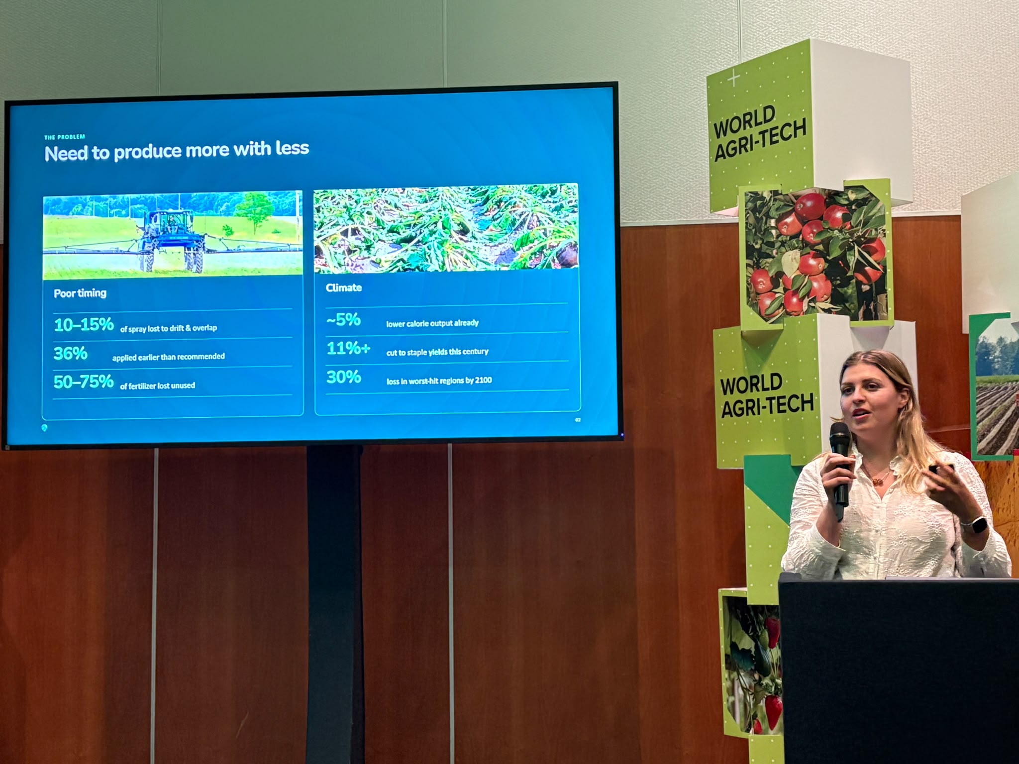 Pitching at World Agri-Tech London