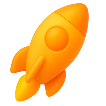 3D Rakete Icon