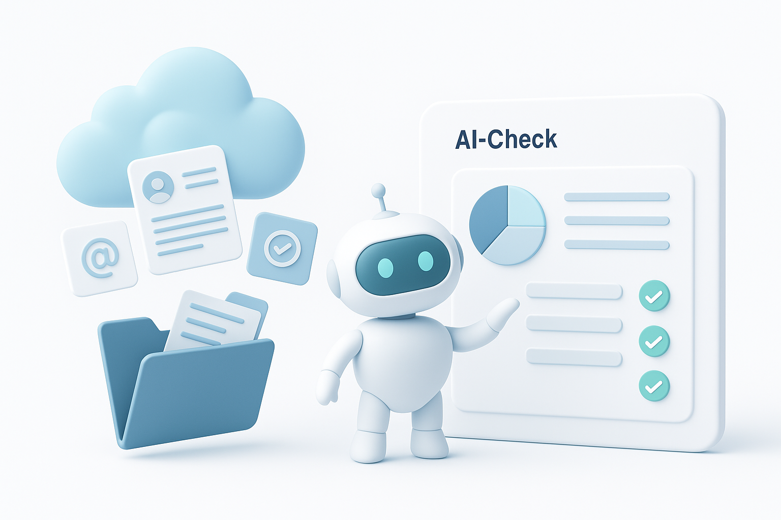 3D Dashboard Illustration