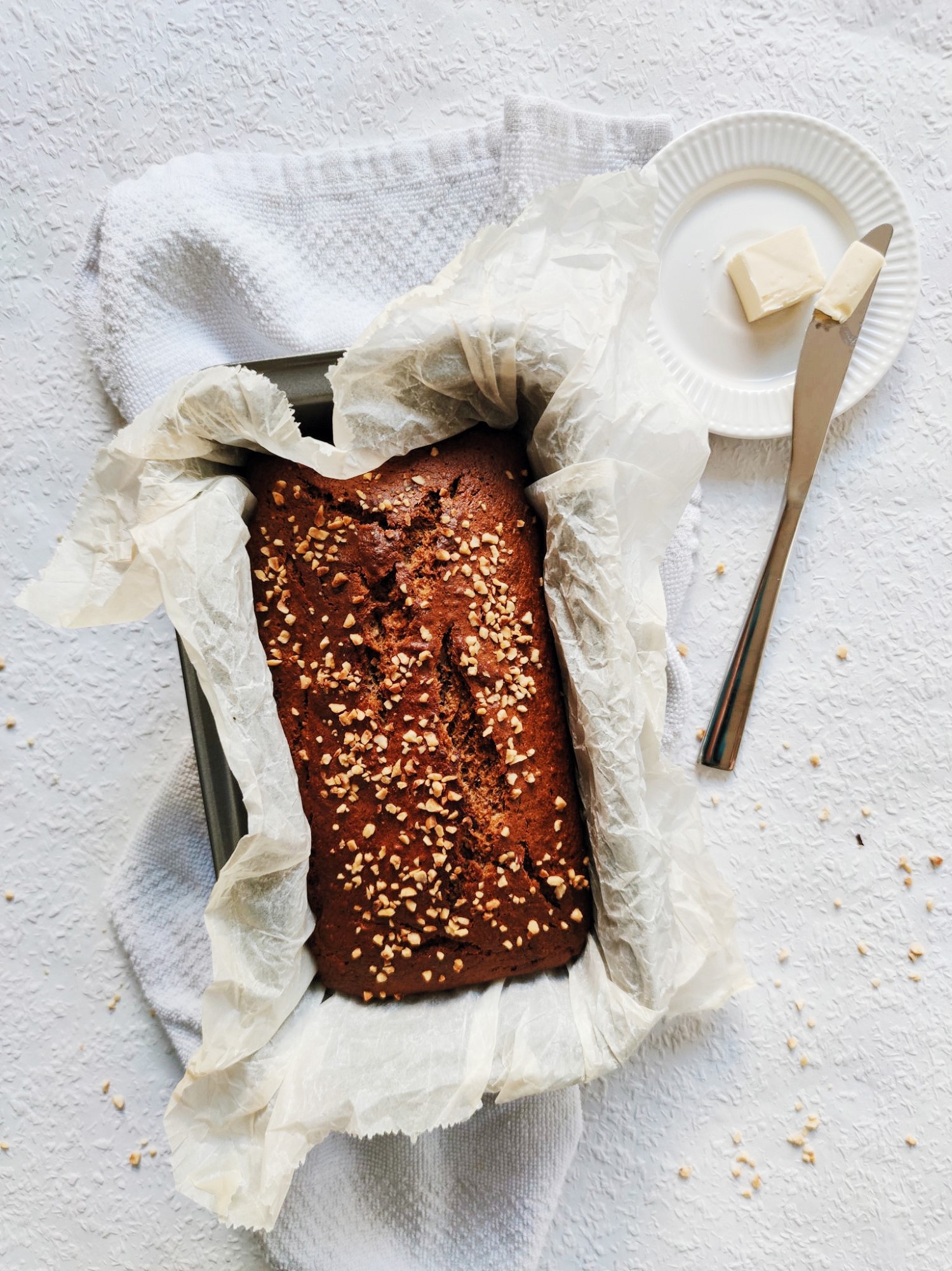 Weiches leckeres Bananenbrot