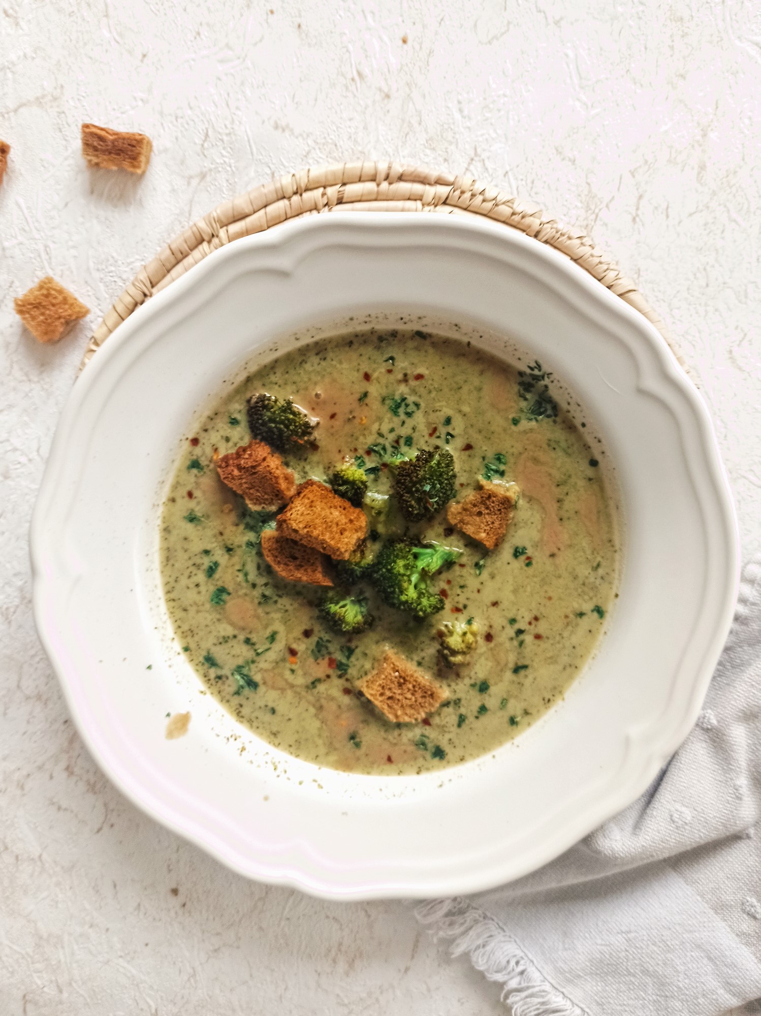 Brokkolisuppe mit Tahini - Title of the Recipe