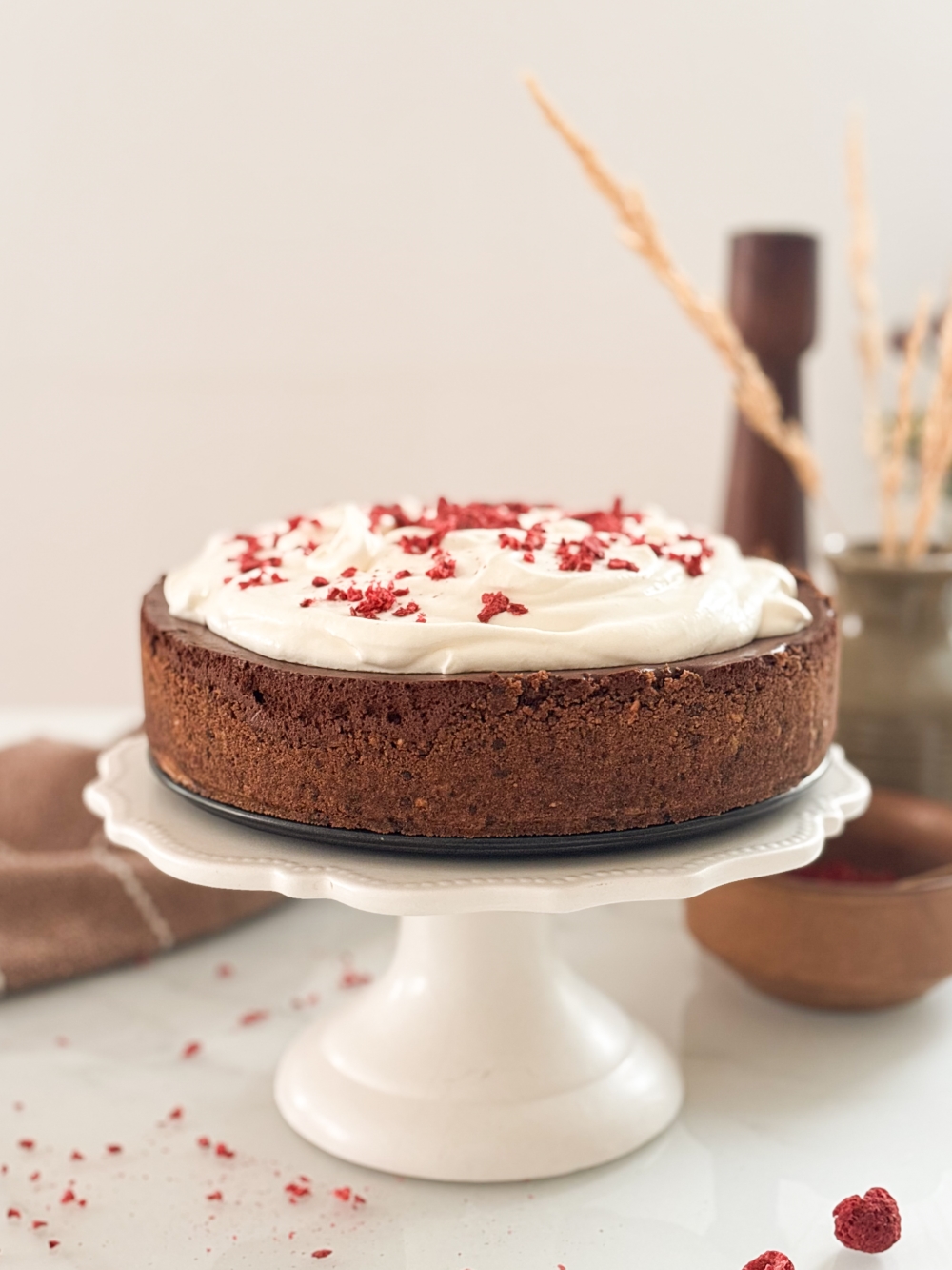 Čokoladna mousse torta z malinovim nadevom - Title of the Recipe