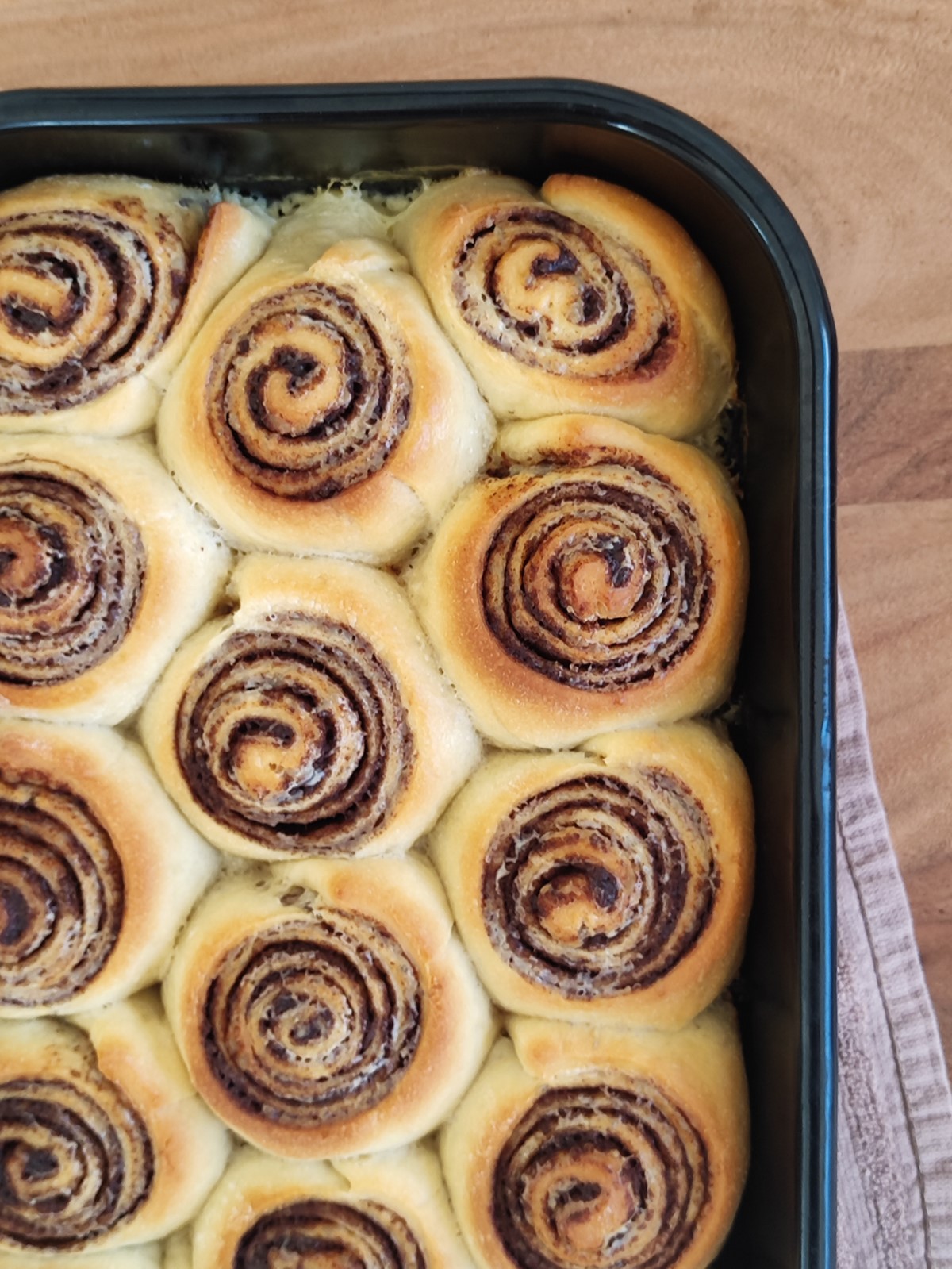 Easy Overnight Cinnamon Rolls - Title of the Recipe